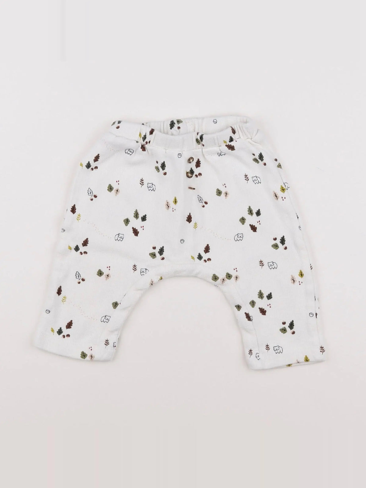 Vertbaudet - jogging blanc - 6 mois