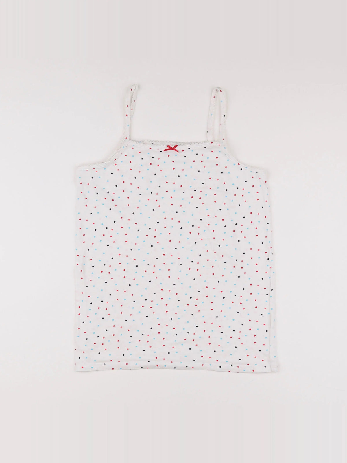 Vertbaudet - maillot de corps blanc, rose - 12 ans