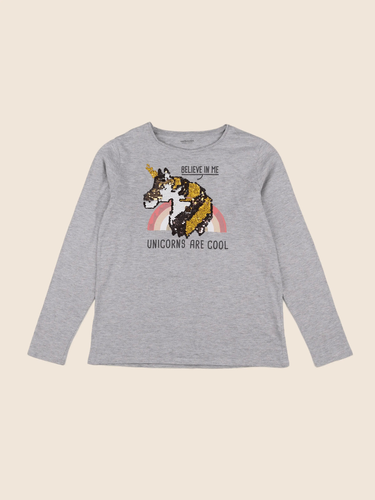 Vertbaudet - tee-shirt gris - 12 ans