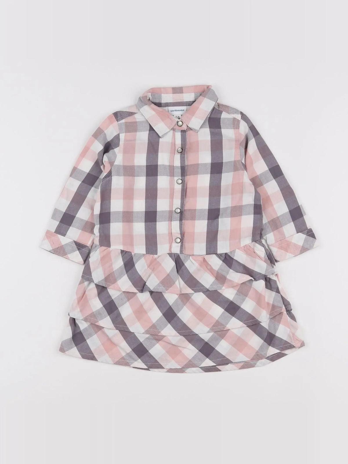 Vertbaudet - robe multicolore - 18 mois