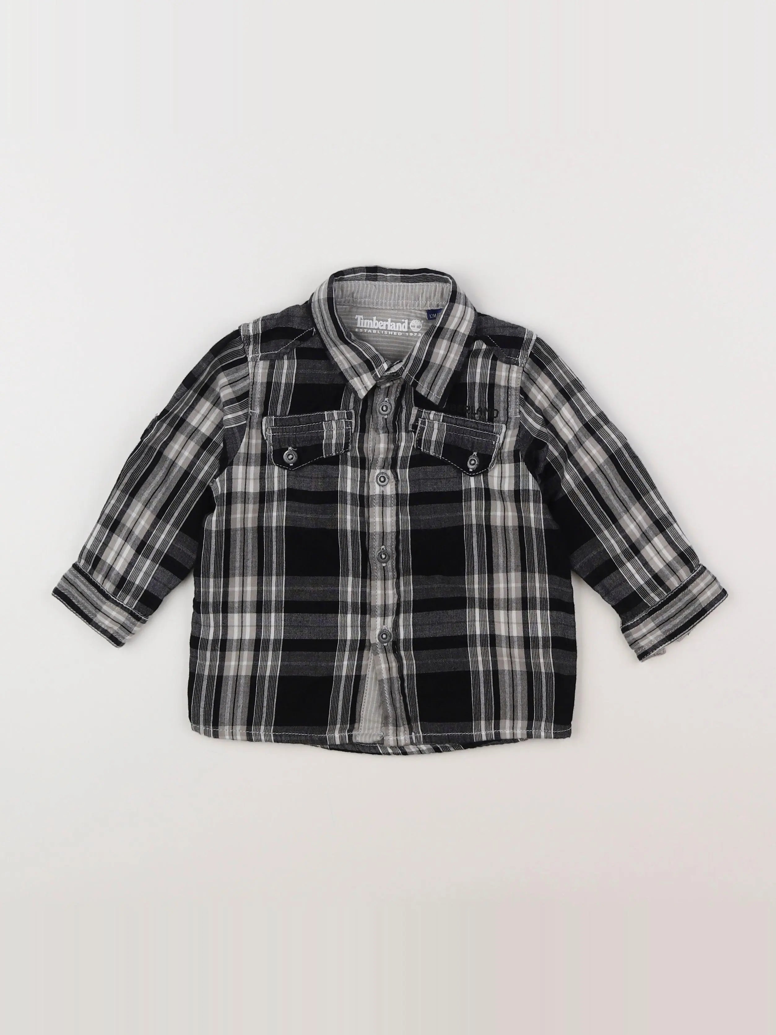 Timberland - chemise noir - 12 mois