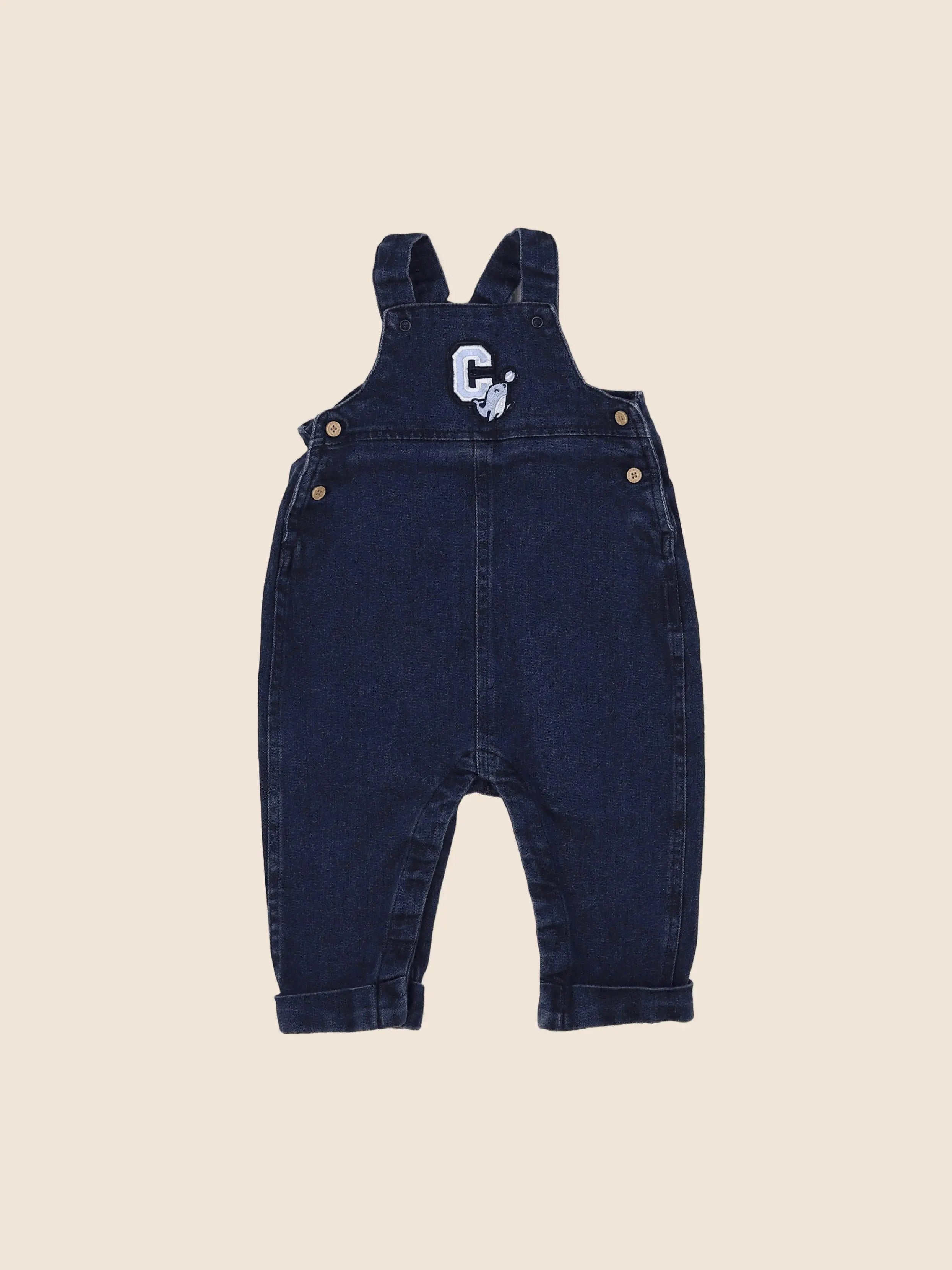 Vertbaudet - combinaison bleu - 9 mois