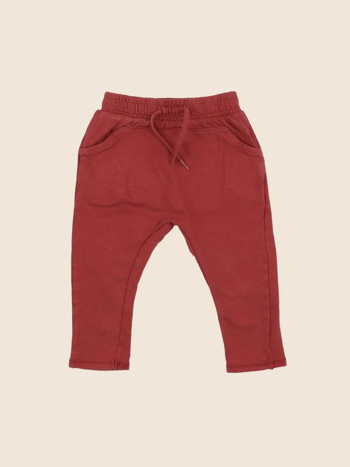 Vertbaudet - jogging rouge - 9 mois
