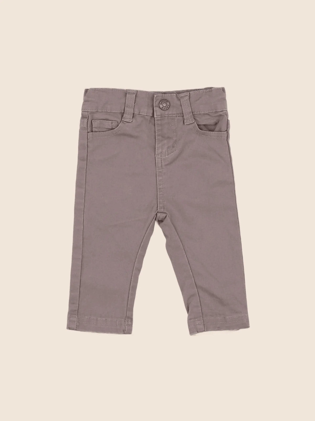 Gocco - pantalon marron - 3/6 mois