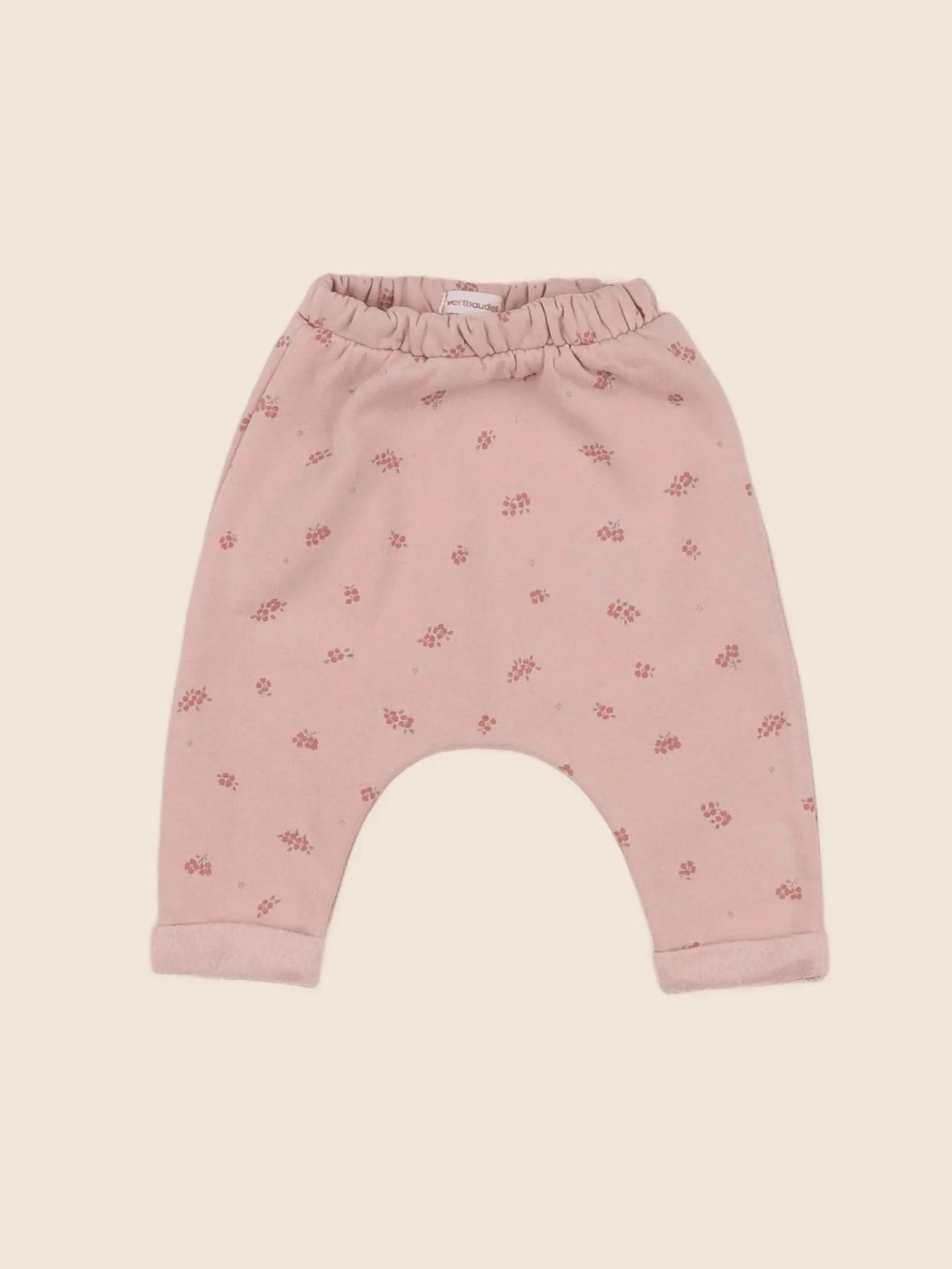Vertbaudet - pantalon rose - 1 mois