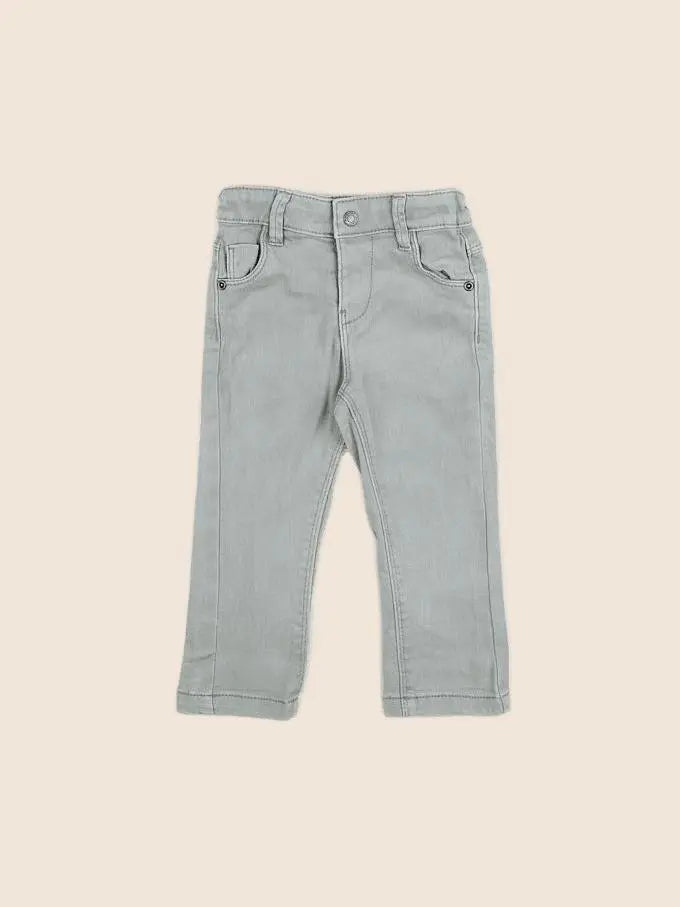 Vertbaudet - pantalon vert - 9 mois