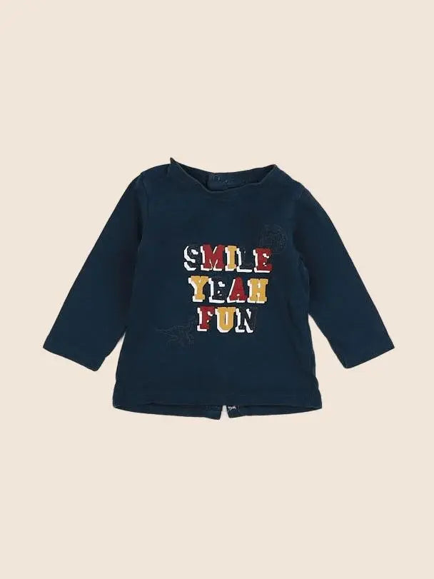 Vertbaudet - tee-shirt multicolore - 6 mois