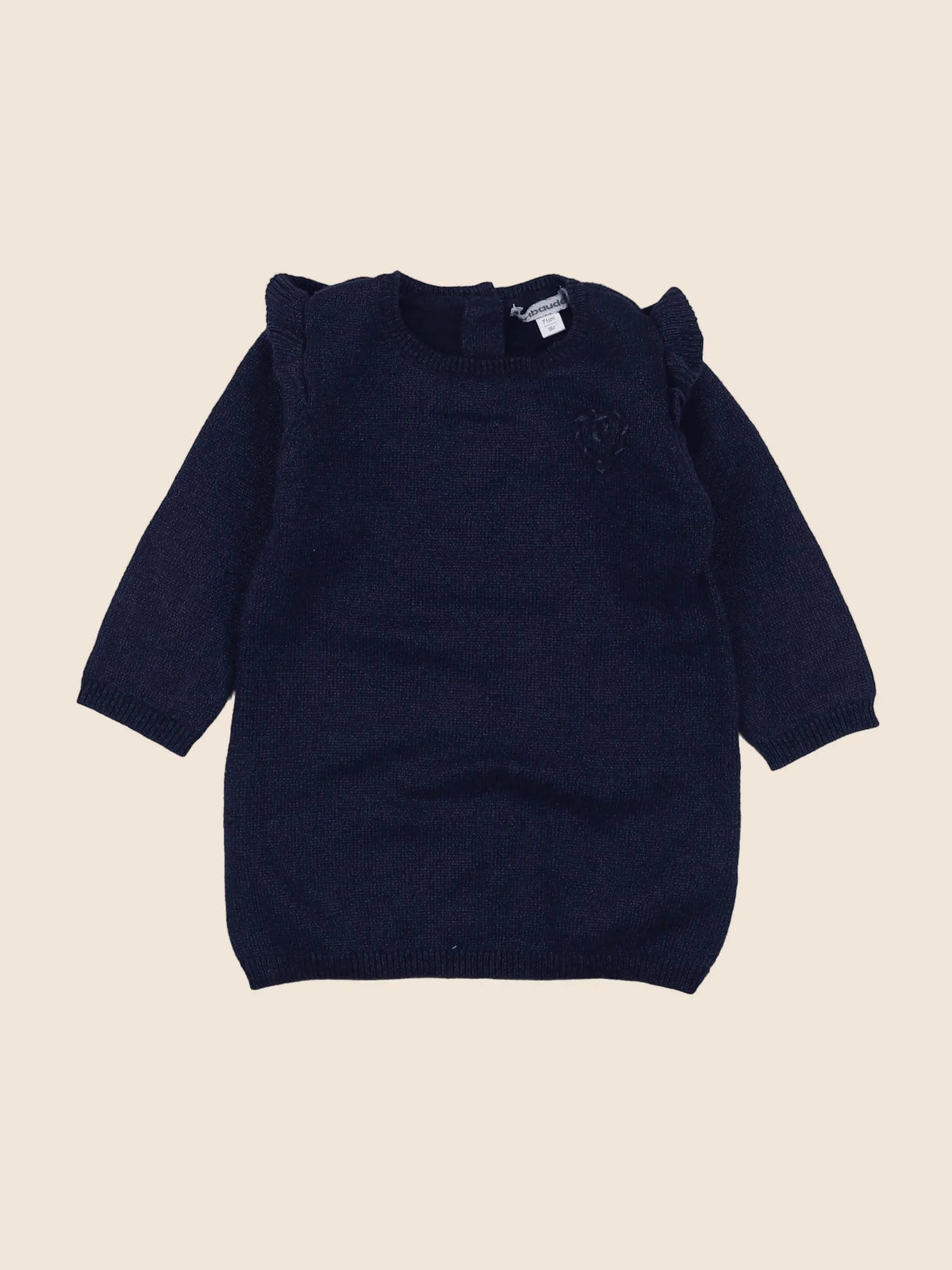 Vertbaudet - robe bleu - 9 mois