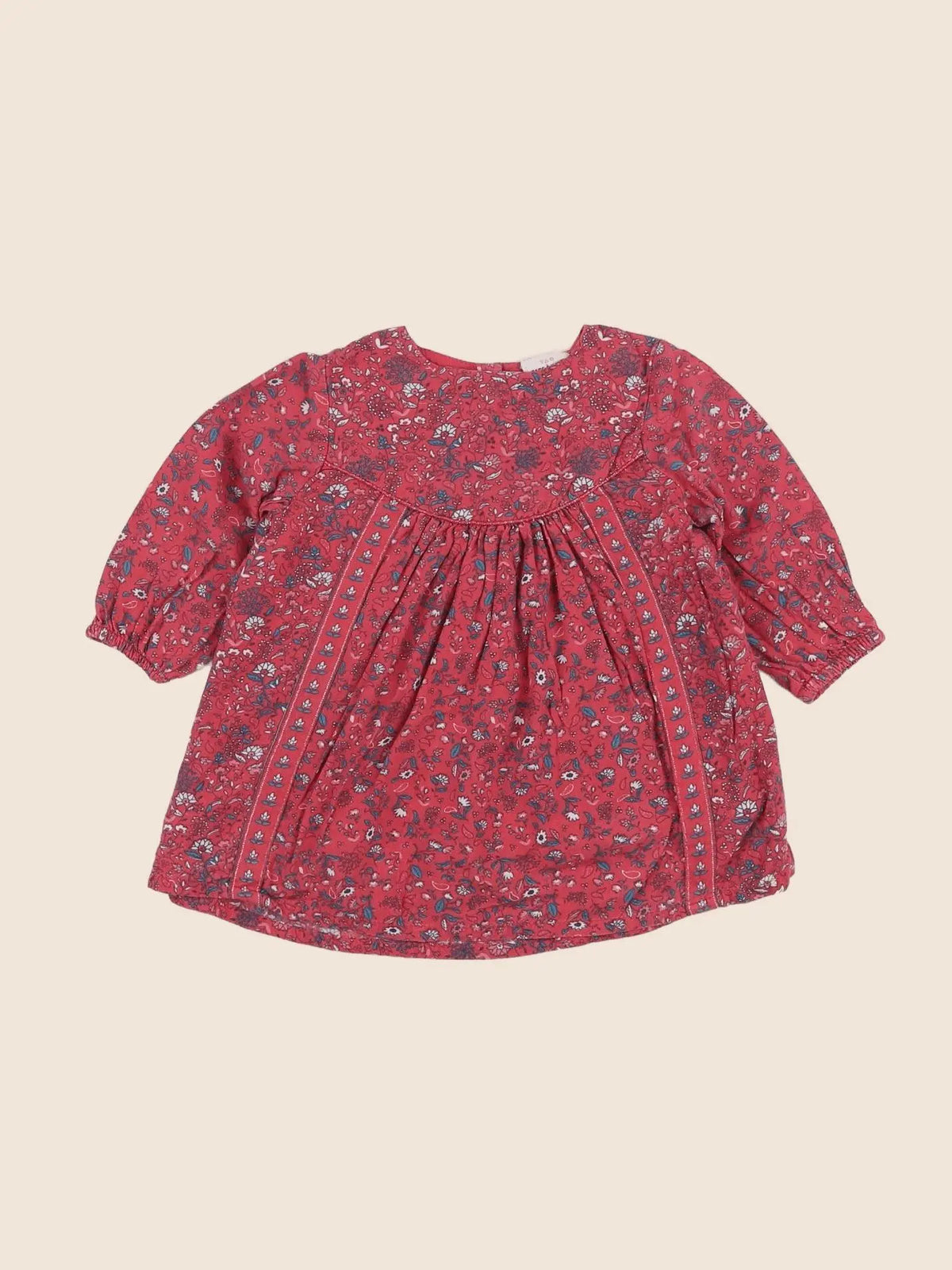 Tape à l'oeil - robe rose, bleu - 6 mois