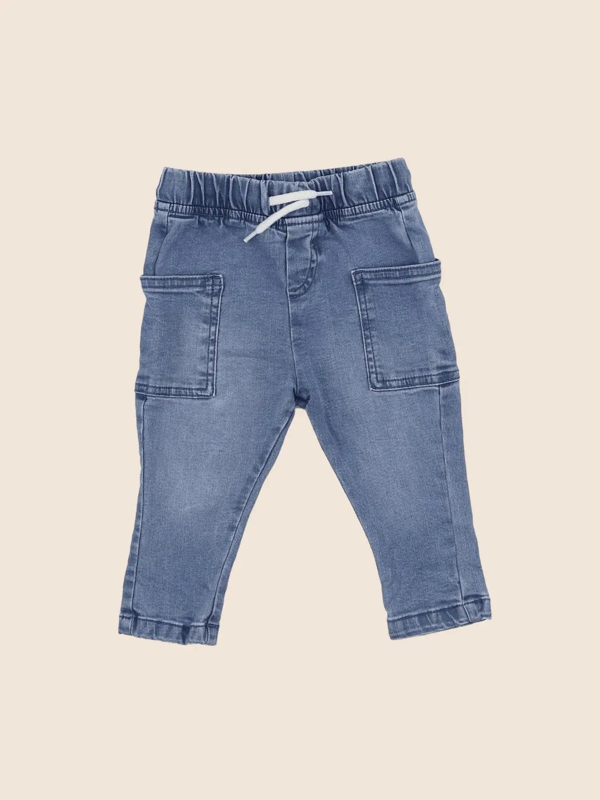 Vertbaudet - jean bleu - 9 mois