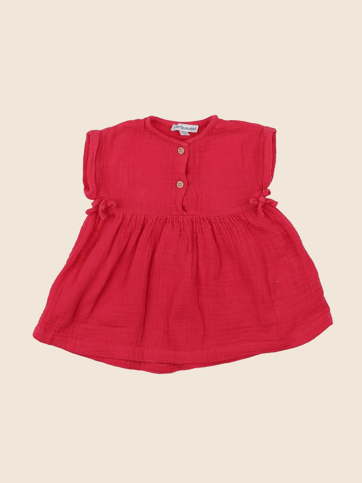 Vertbaudet - robe rose - 6 mois