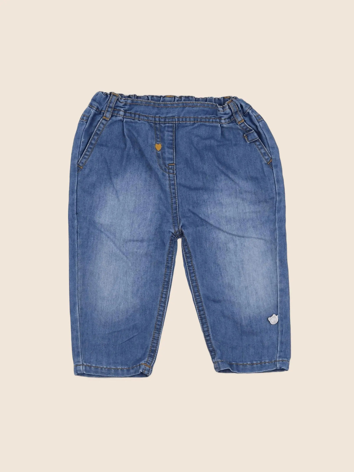 Noukie's - pantacourt bleu - 12 mois
