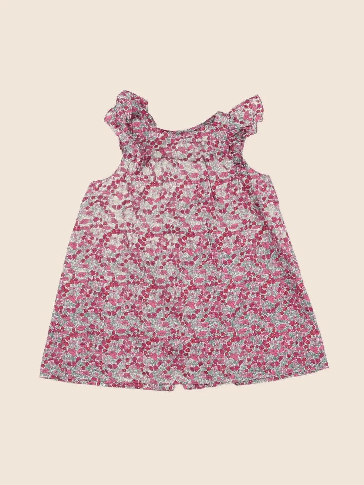 Jacadi - robe liberty multicolore - 12 mois