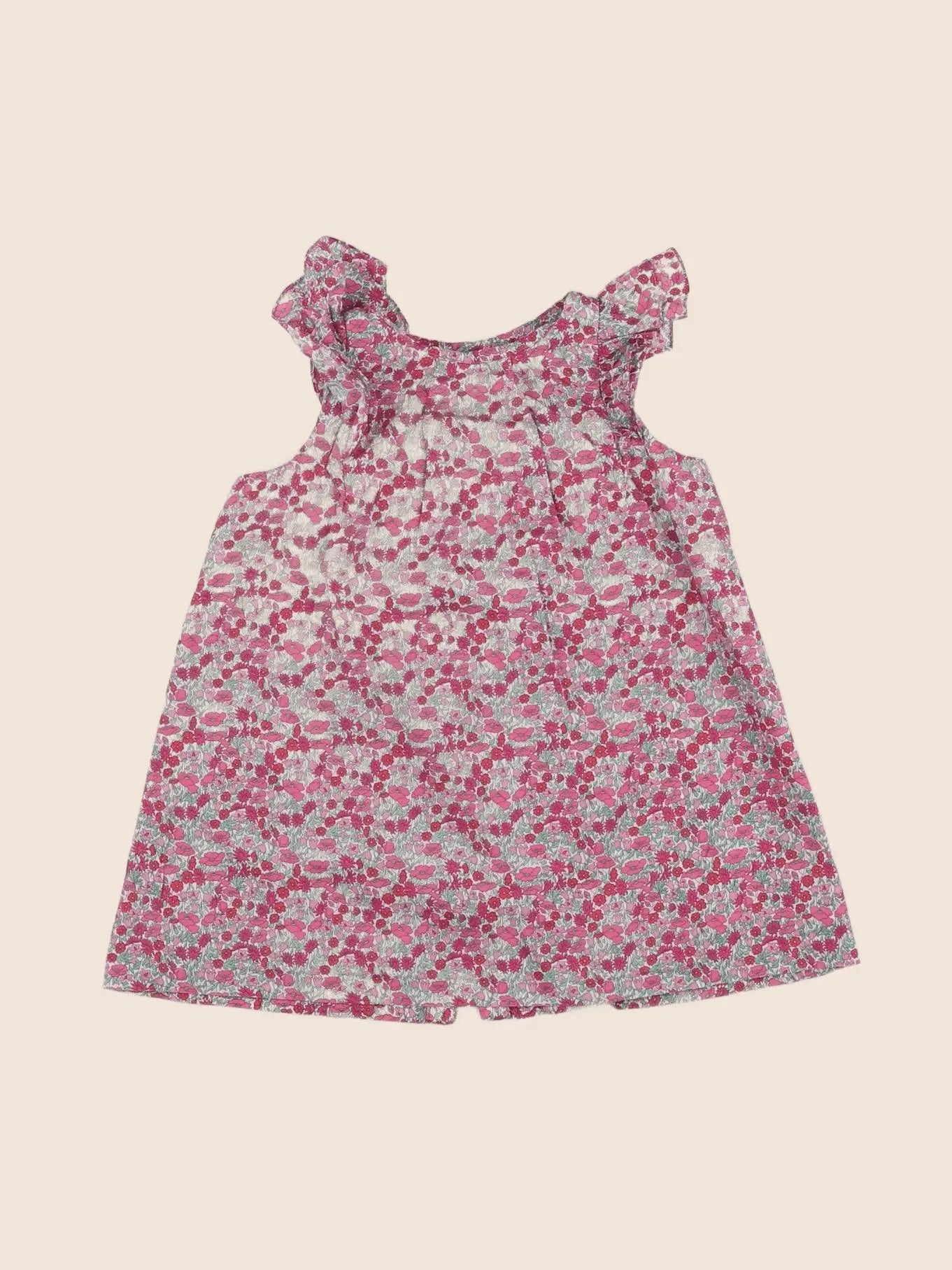 Jacadi - robe liberty multicolore - 12 mois