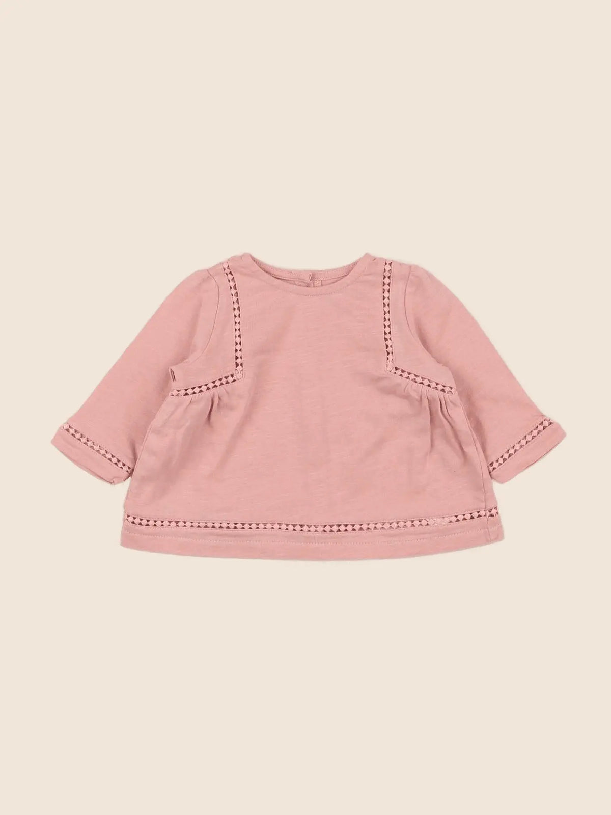 Vertbaudet - tee-shirt rose - 3 mois