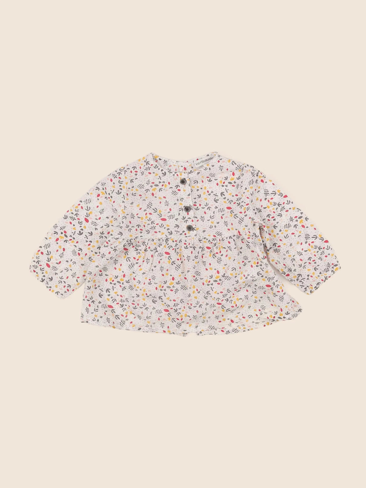 Vertbaudet - blouse multicolore - 6 mois