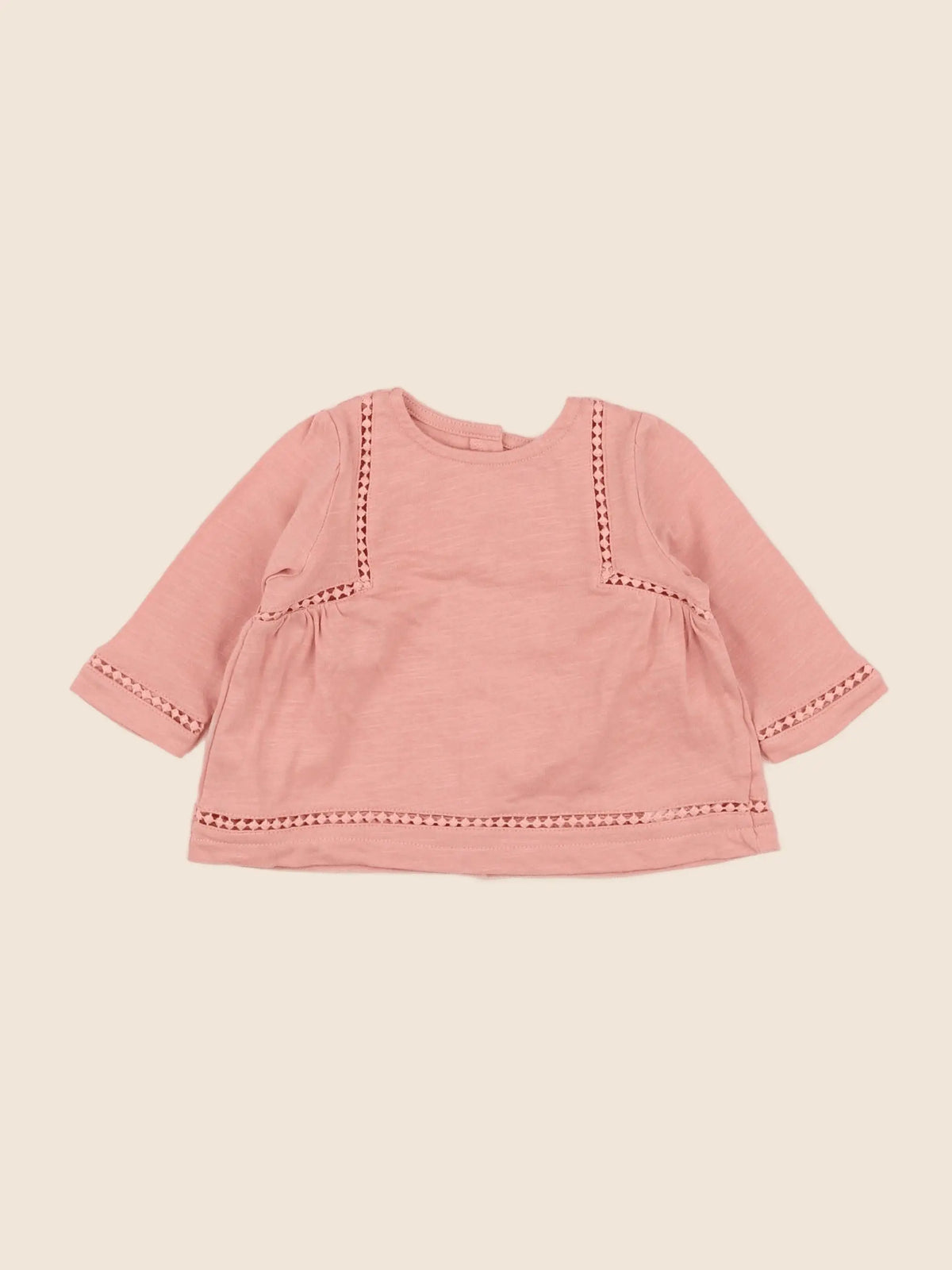 Vertbaudet - tee-shirt rose - 3 mois