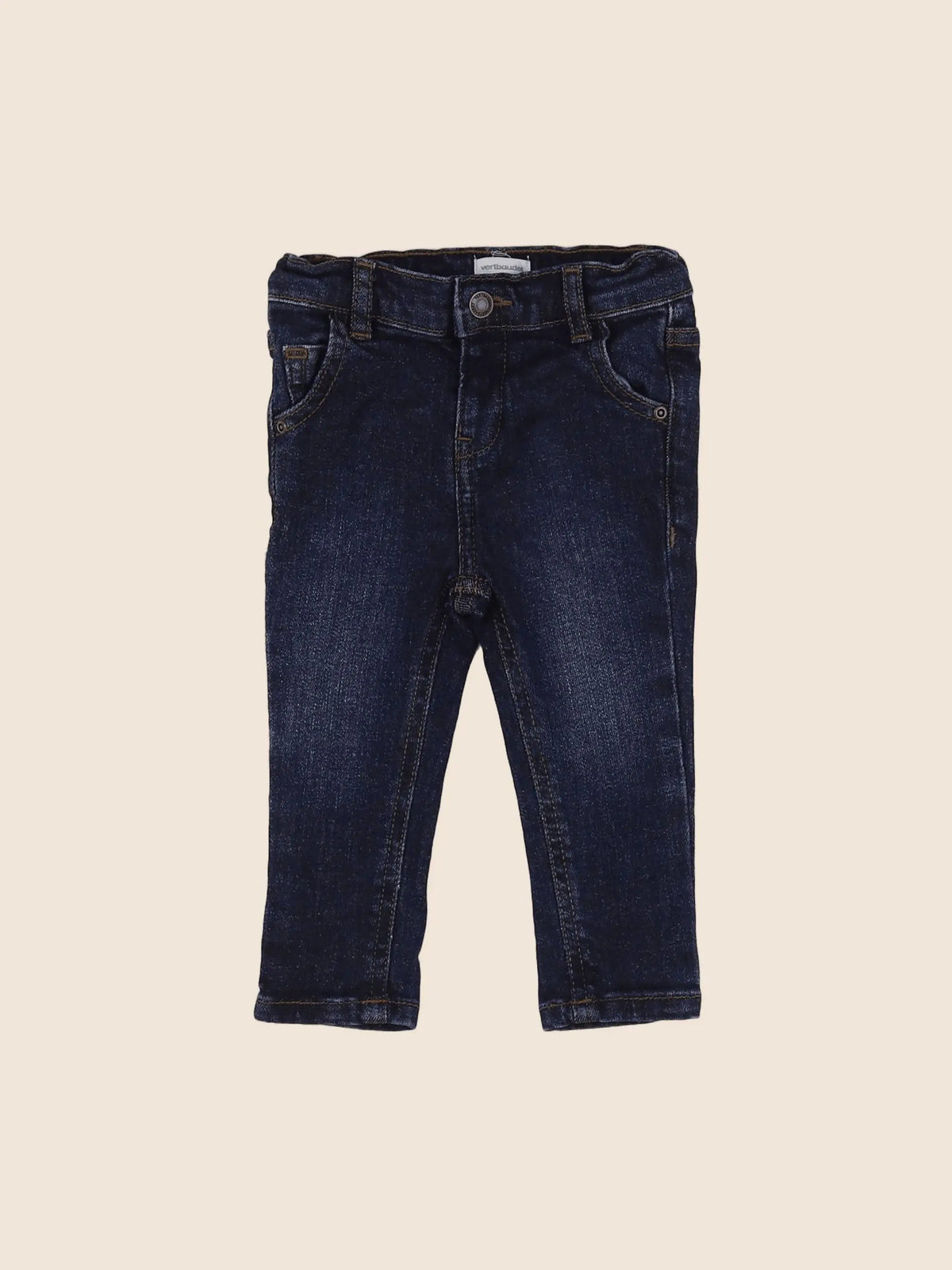 Vertbaudet - jean bleu - 6 mois