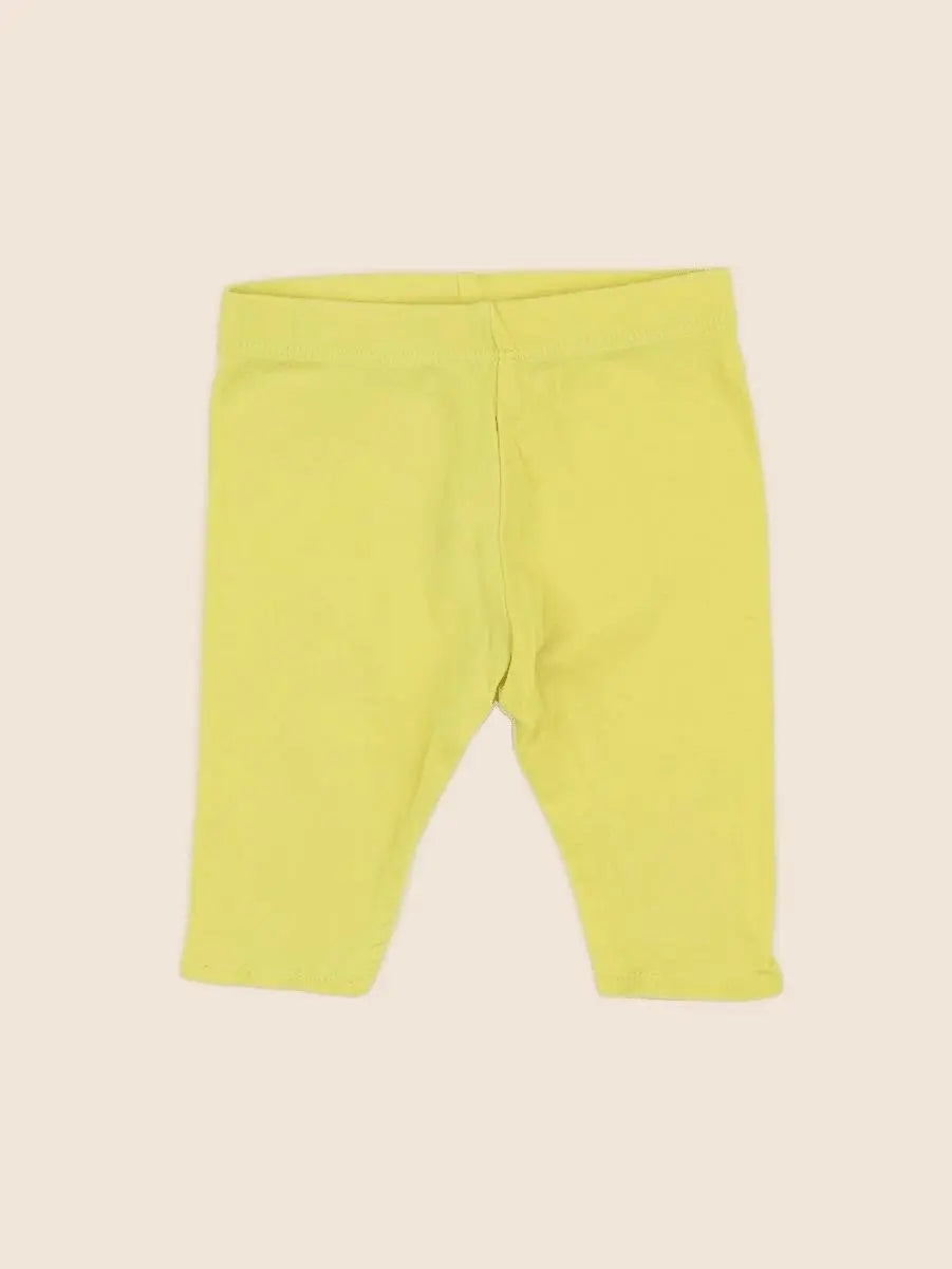 Vertbaudet - legging jaune - 3 mois
