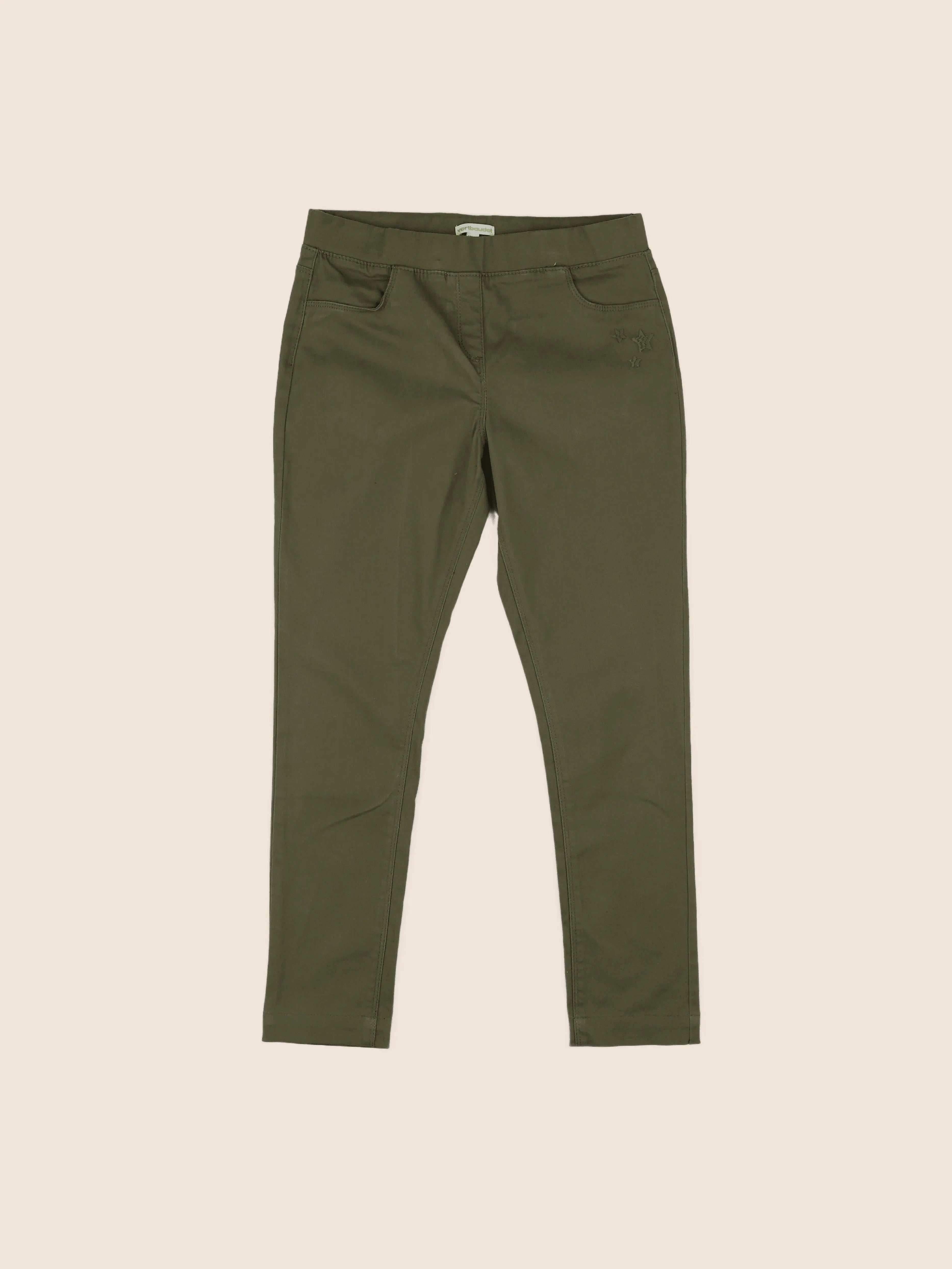 Vertbaudet - jegging vert - 12 ans