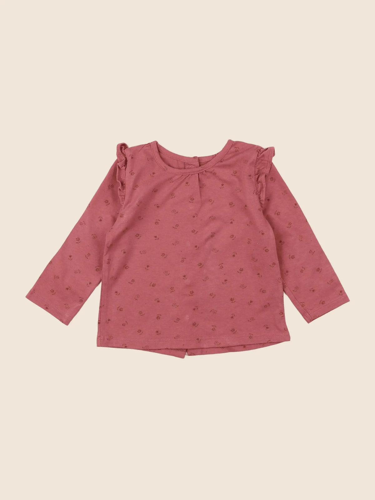 Vertbaudet - tee-shirt rose - 9 mois