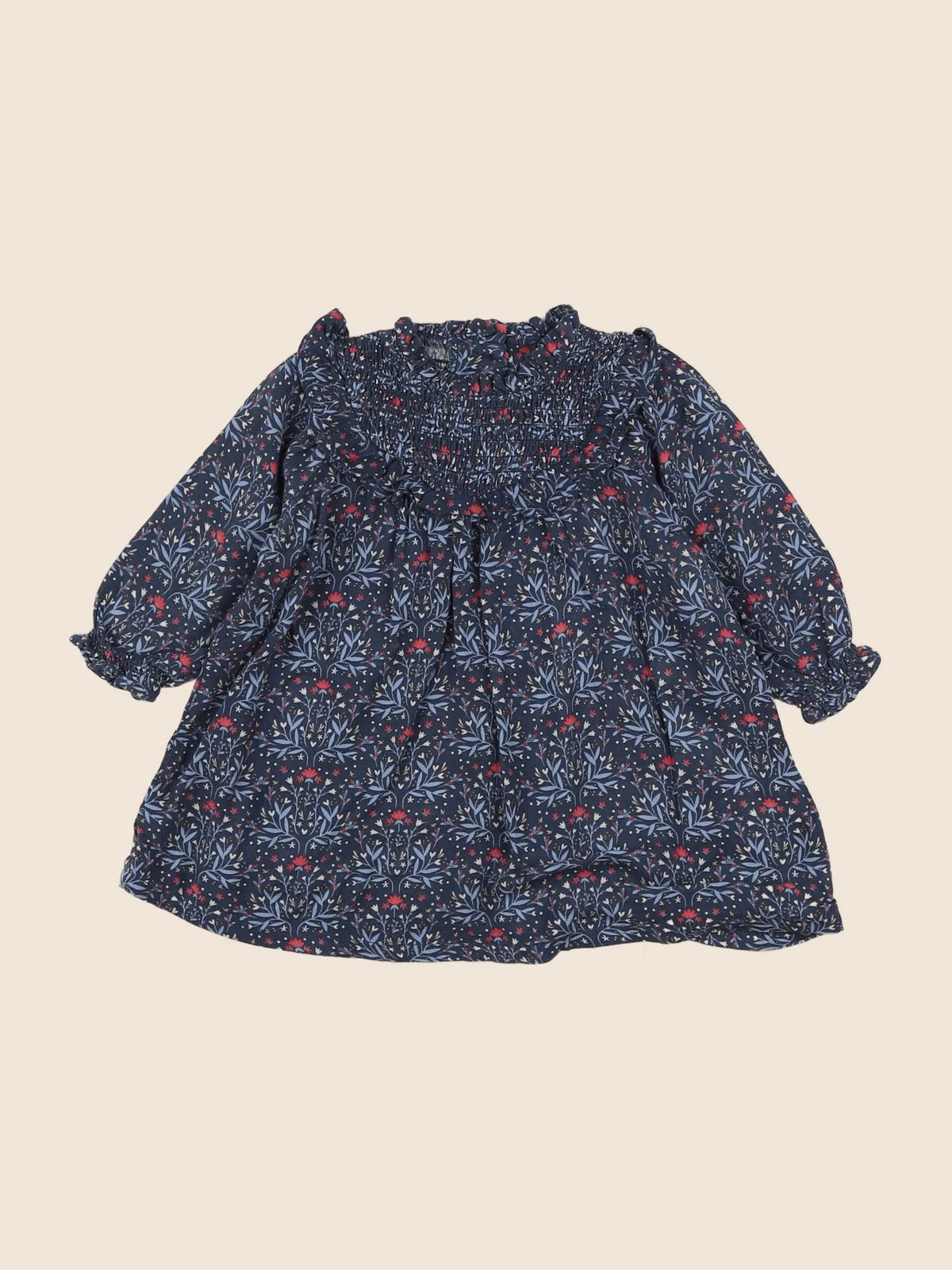 Vertbaudet - robe bleu - 6 mois