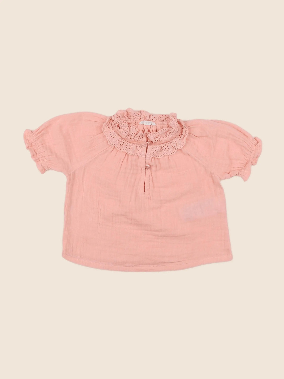 Vertbaudet - blouse rose - 6 mois