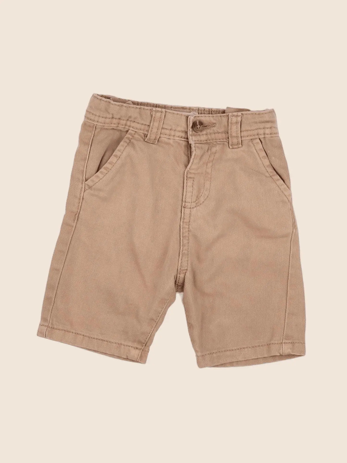 Vertbaudet - short marron - 6 mois
