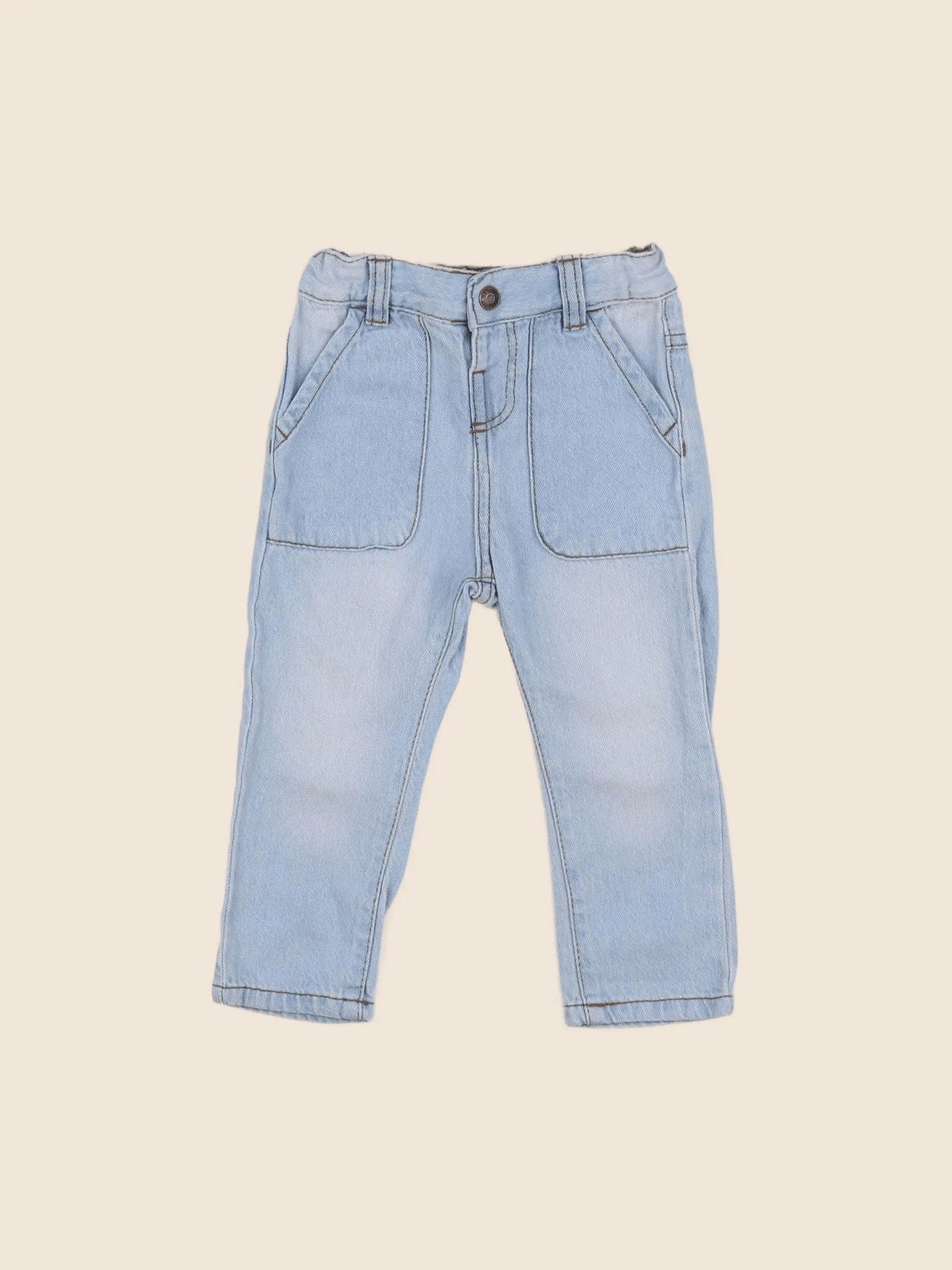 Vertbaudet - jean bleu - 9 mois