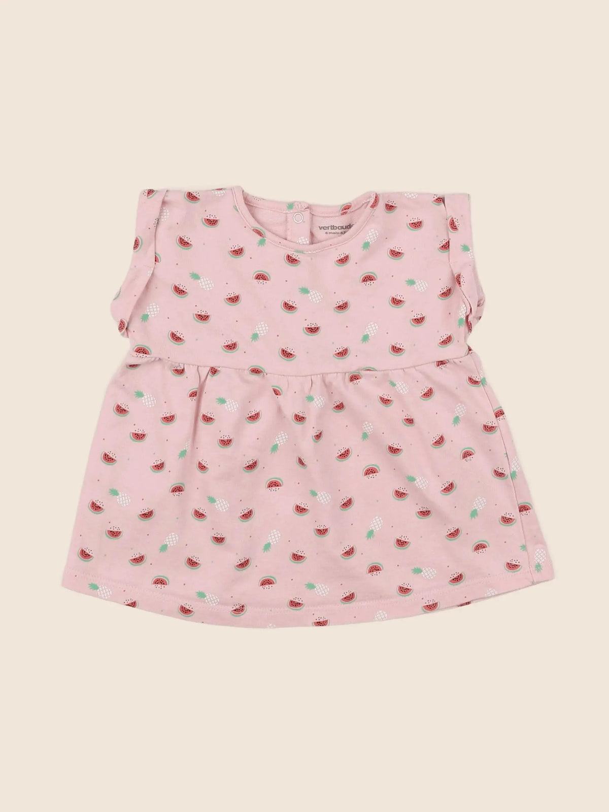 Vertbaudet - tee-shirt rose - 6 mois