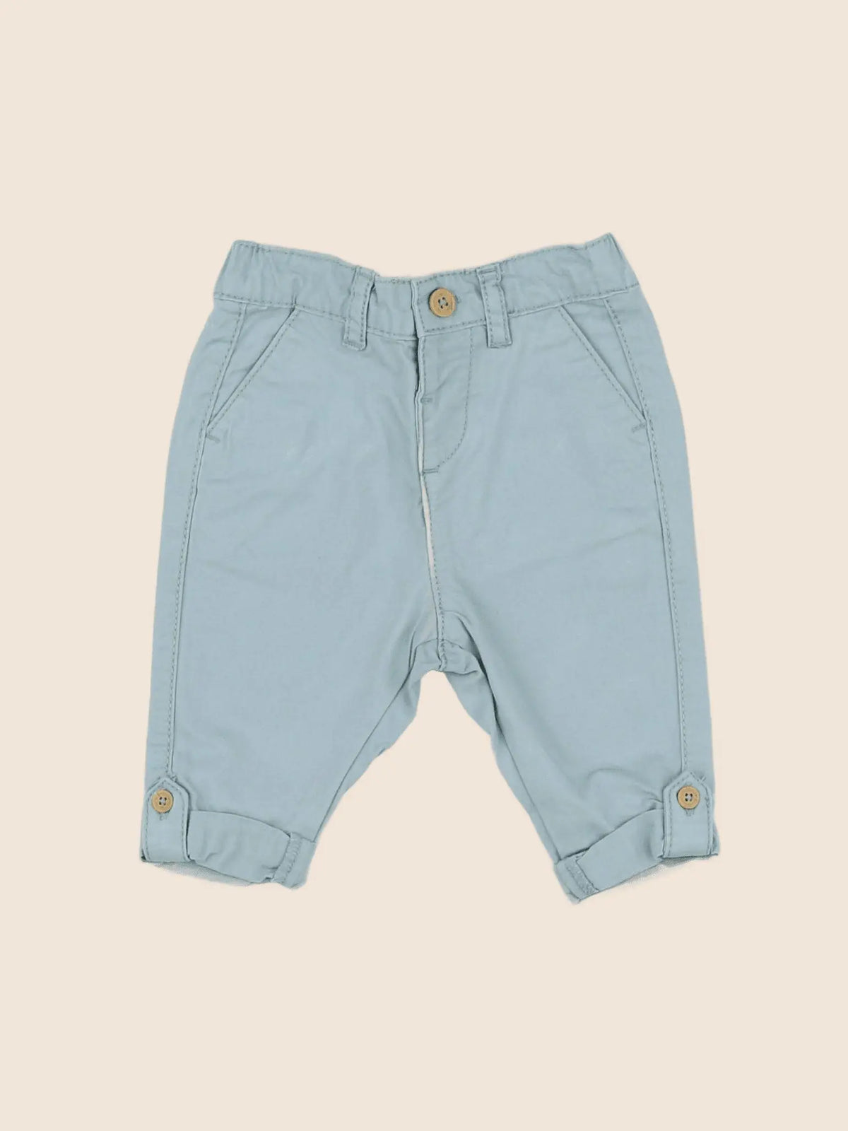 Vertbaudet - pantalon bleu - 3 mois