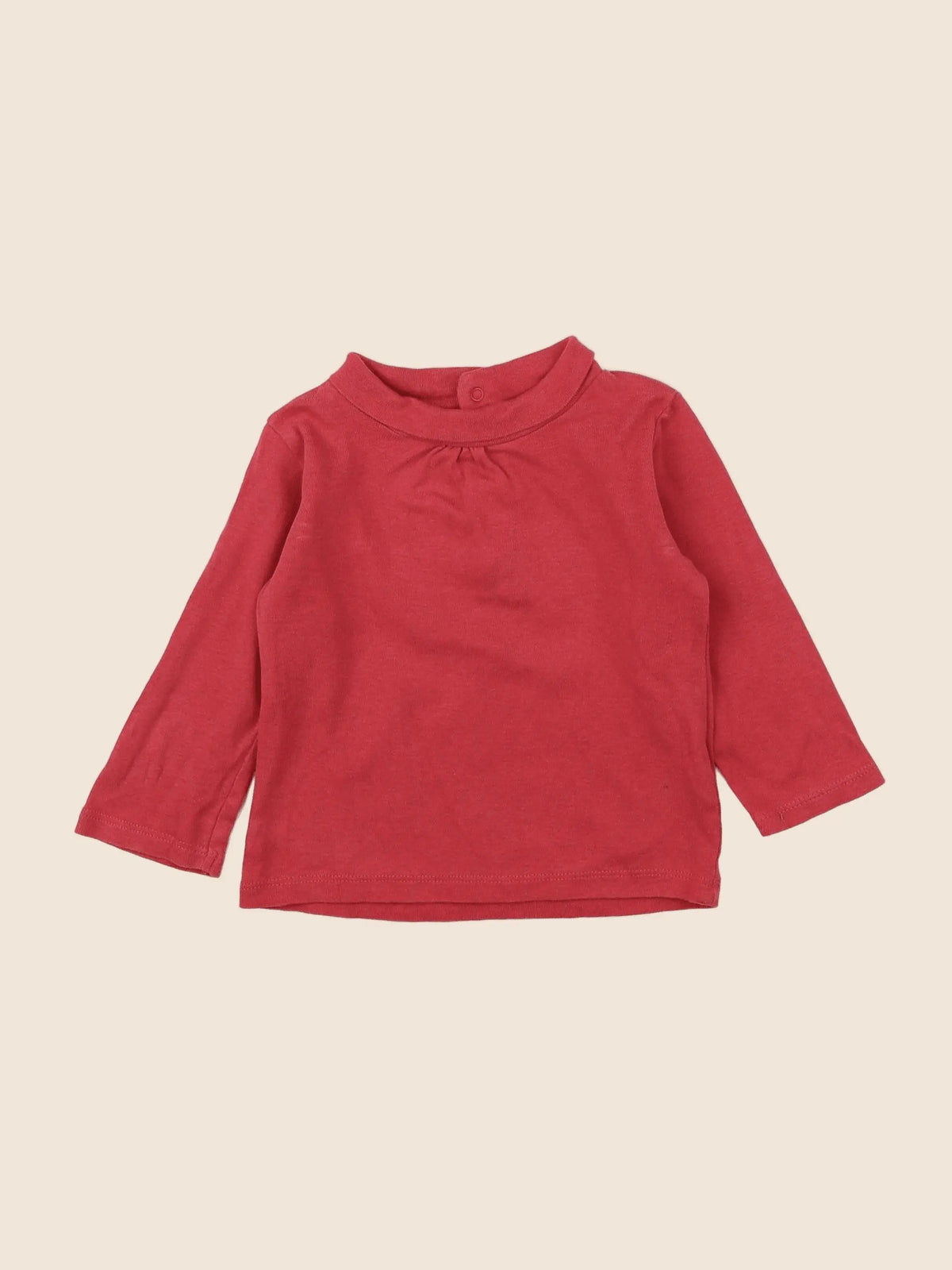Vertbaudet - tee-shirt rose - 12 mois
