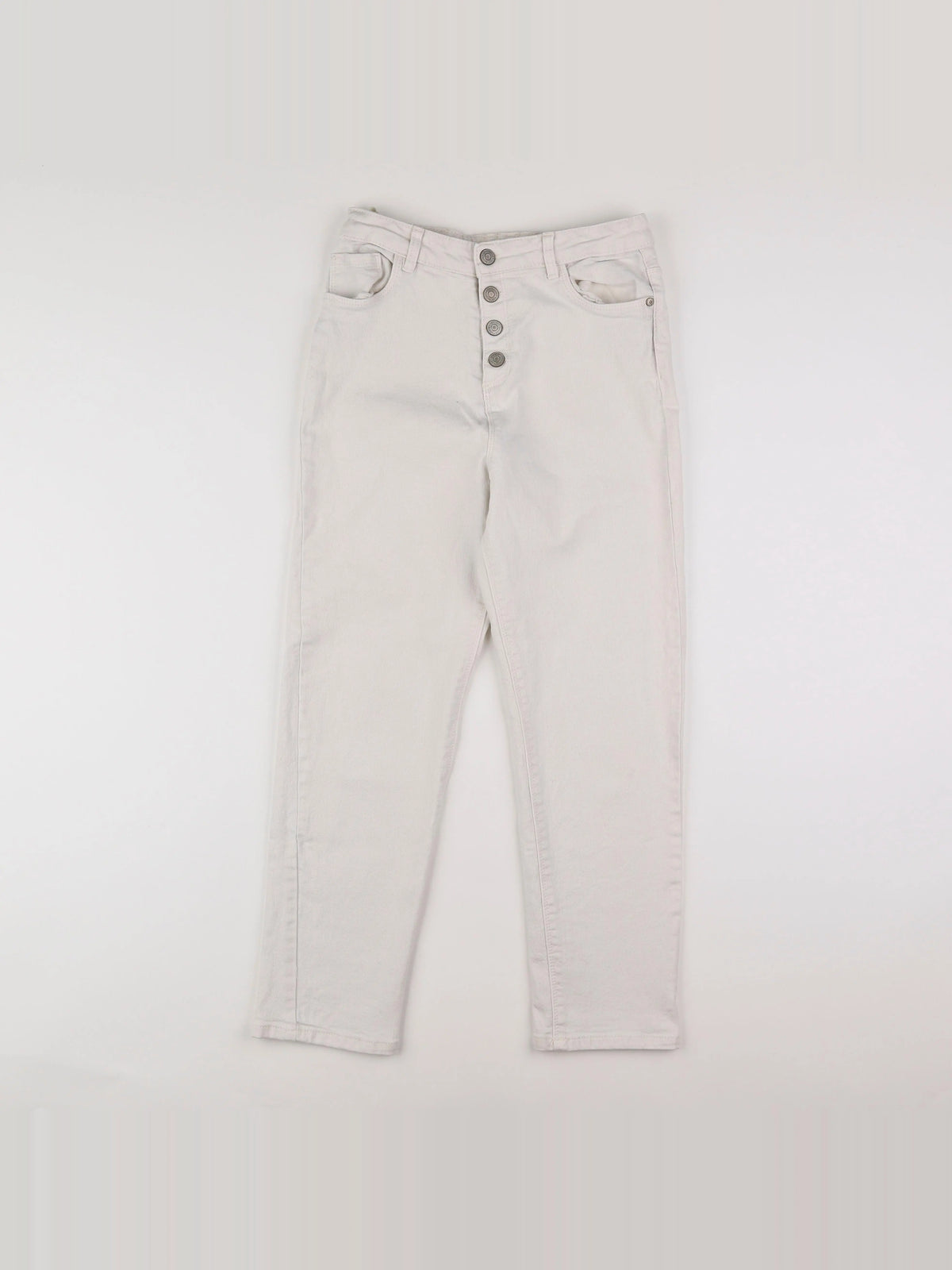 Vertbaudet - jean blanc - 12 ans