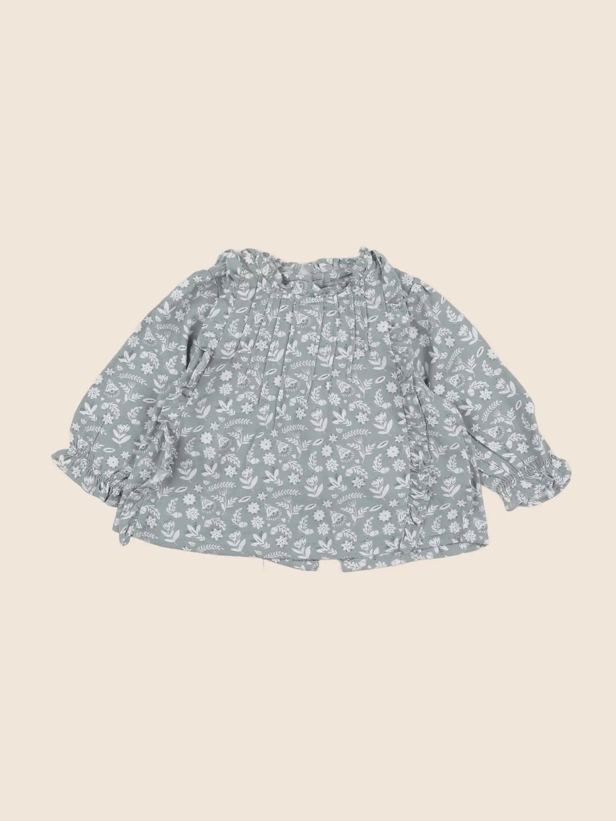 Vertbaudet - blouse vert - 6 mois