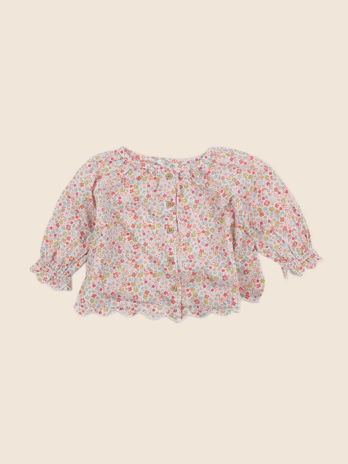 Vertbaudet - blouse multicolore - 3 mois