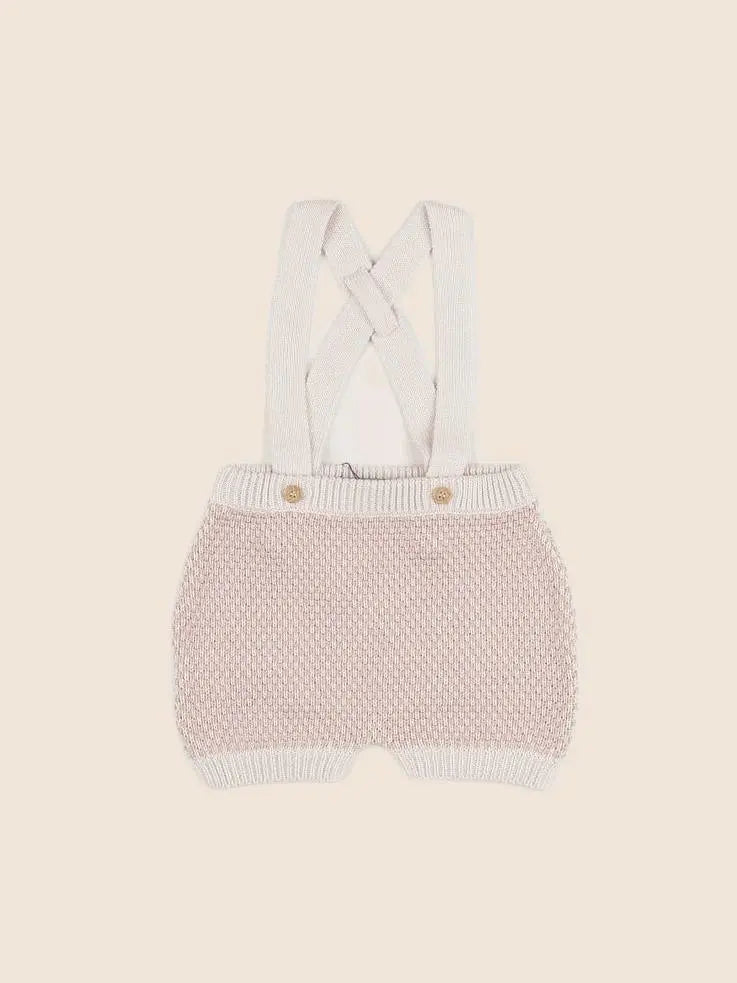 Combinaison beige, rose