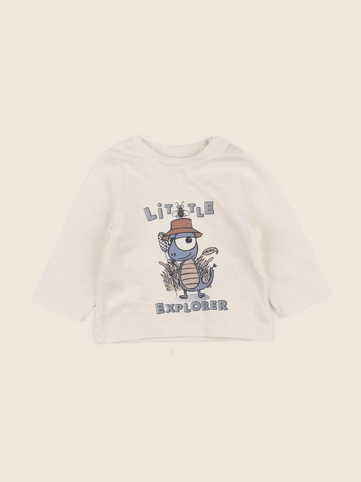 Vertbaudet - tee-shirt beige - 3 mois
