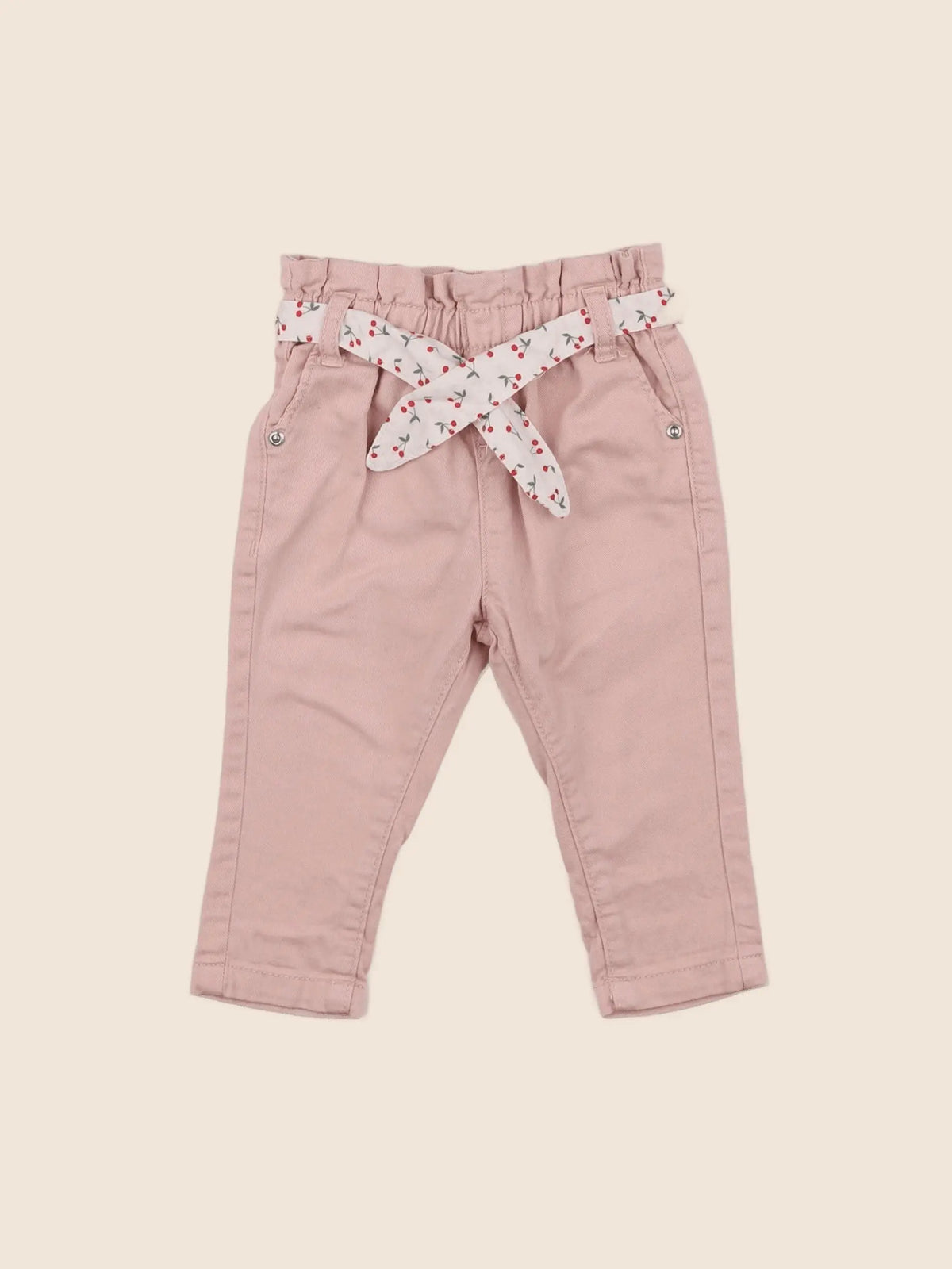Vertbaudet - jean rose - 6 mois