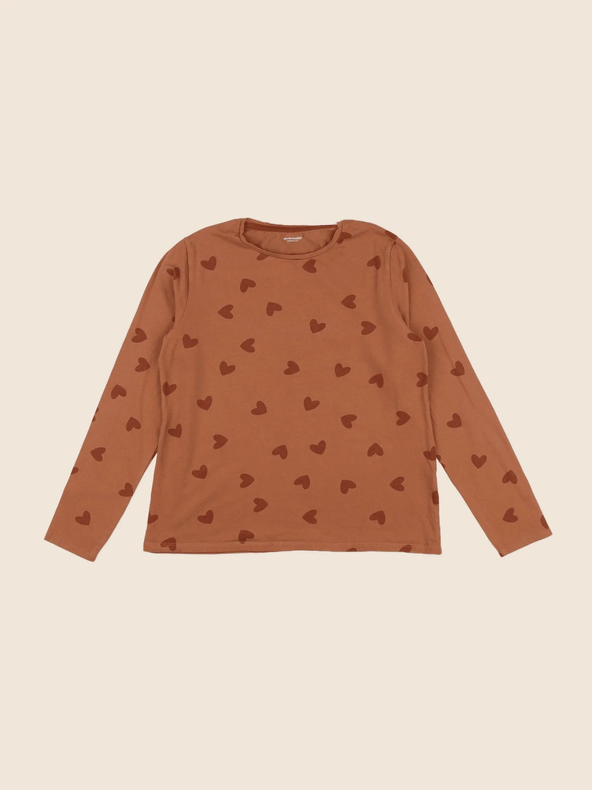 Vertbaudet - tee-shirt marron - 14 ans
