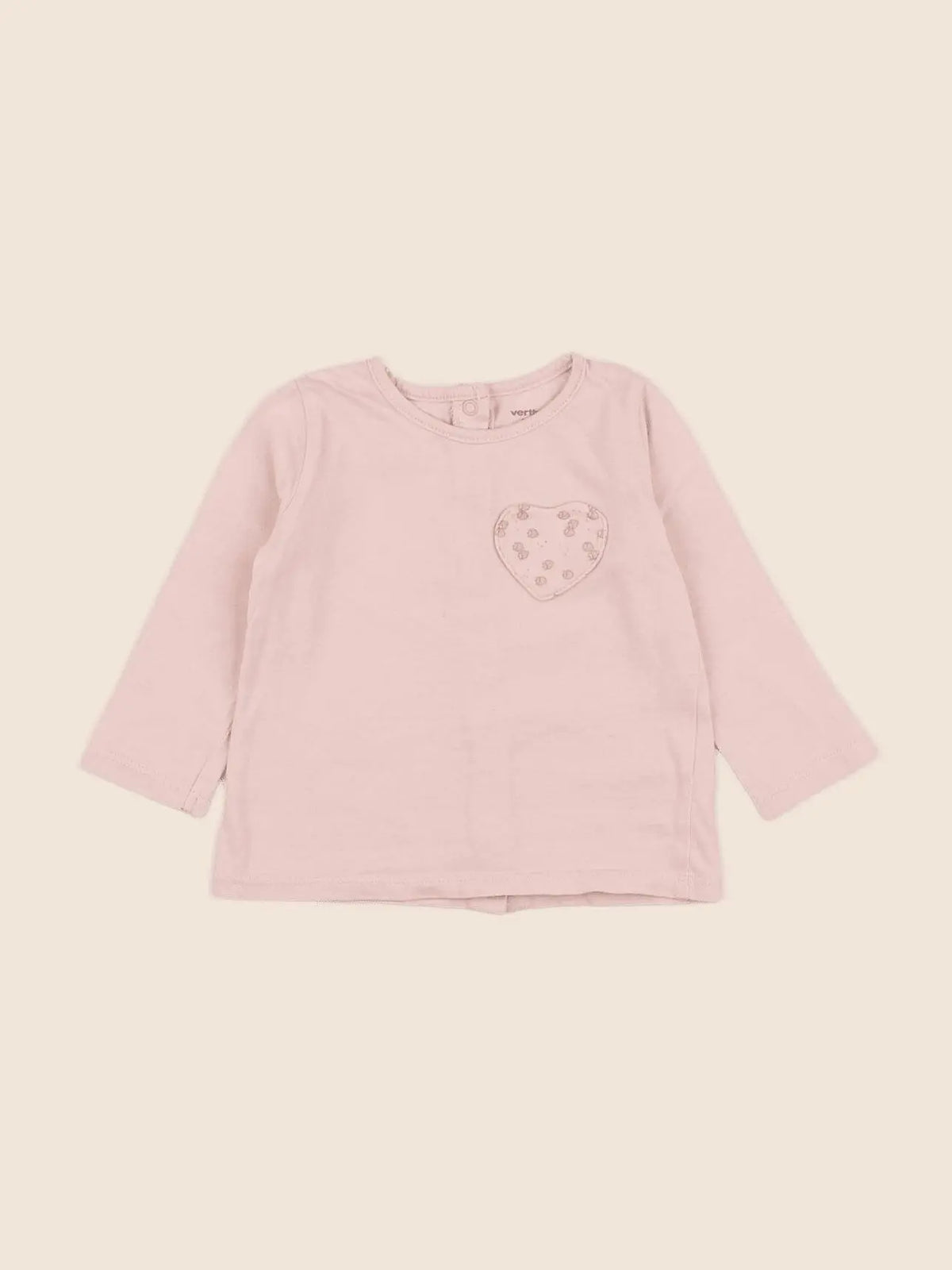 Vertbaudet - tee-shirt rose - 6 mois