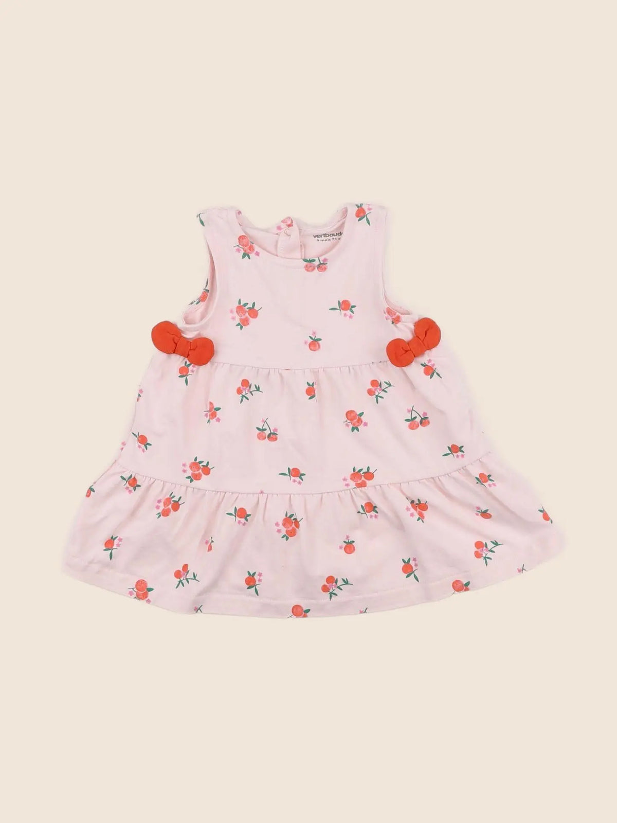 Vertbaudet - robe rose - 9 mois