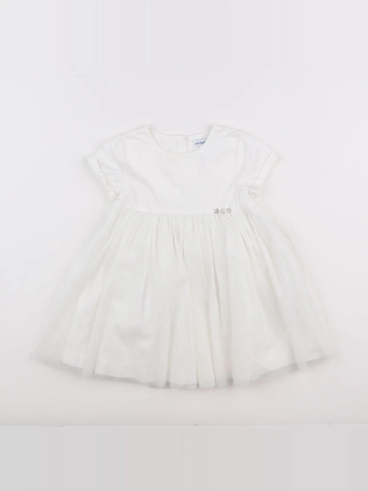 Vertbaudet - robe blanc - 2 ans