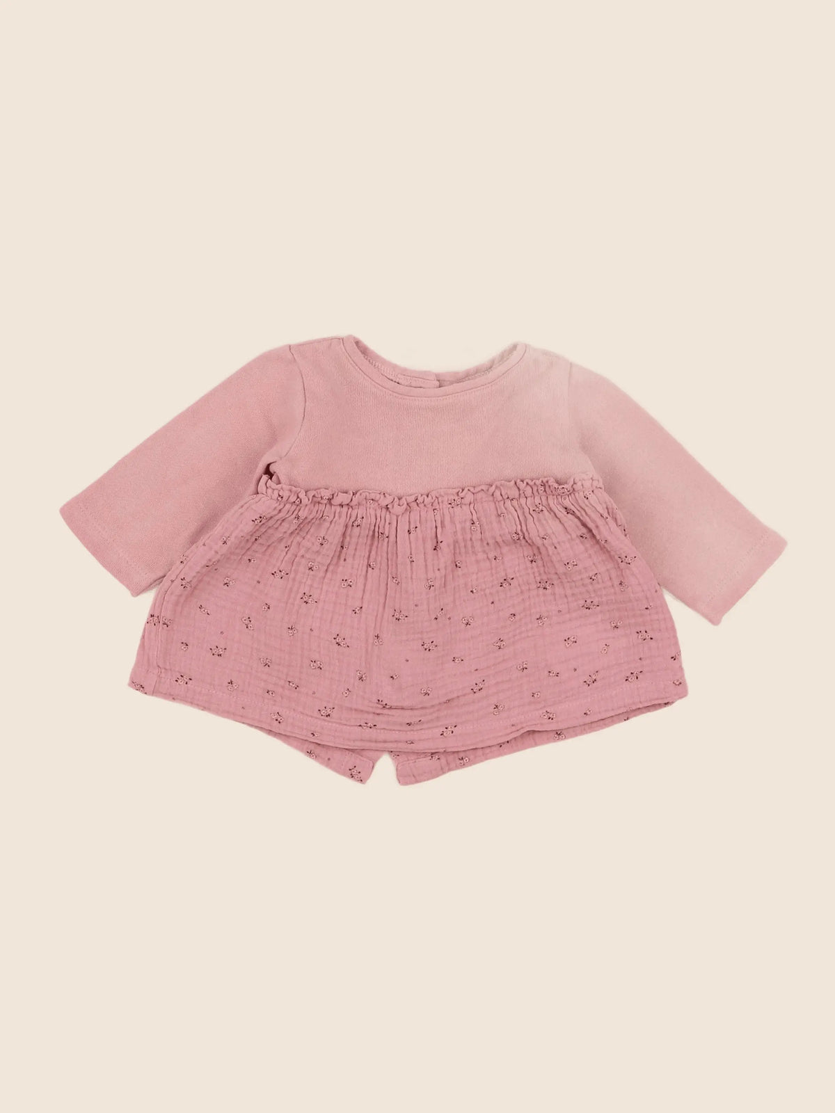 Vertbaudet - robe rose - 3 mois