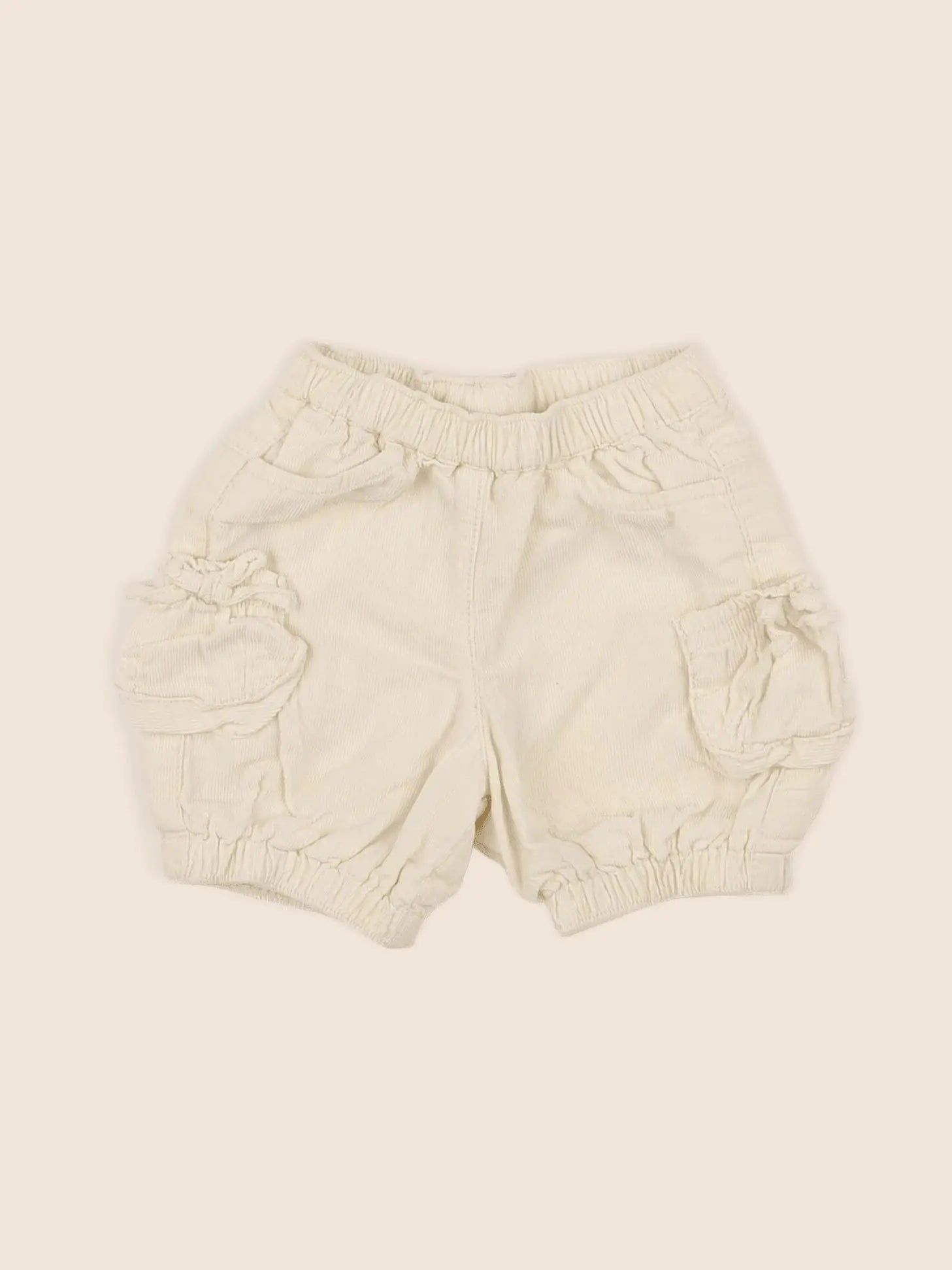 Vertbaudet - short beige - 3 mois