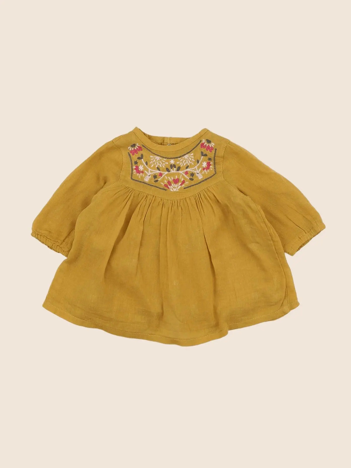 Vertbaudet - robe jaune - 3 mois