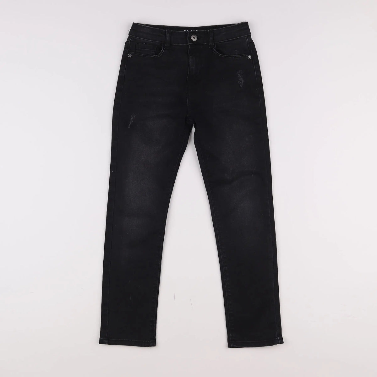 Vertbaudet - jean noir - 8 ans