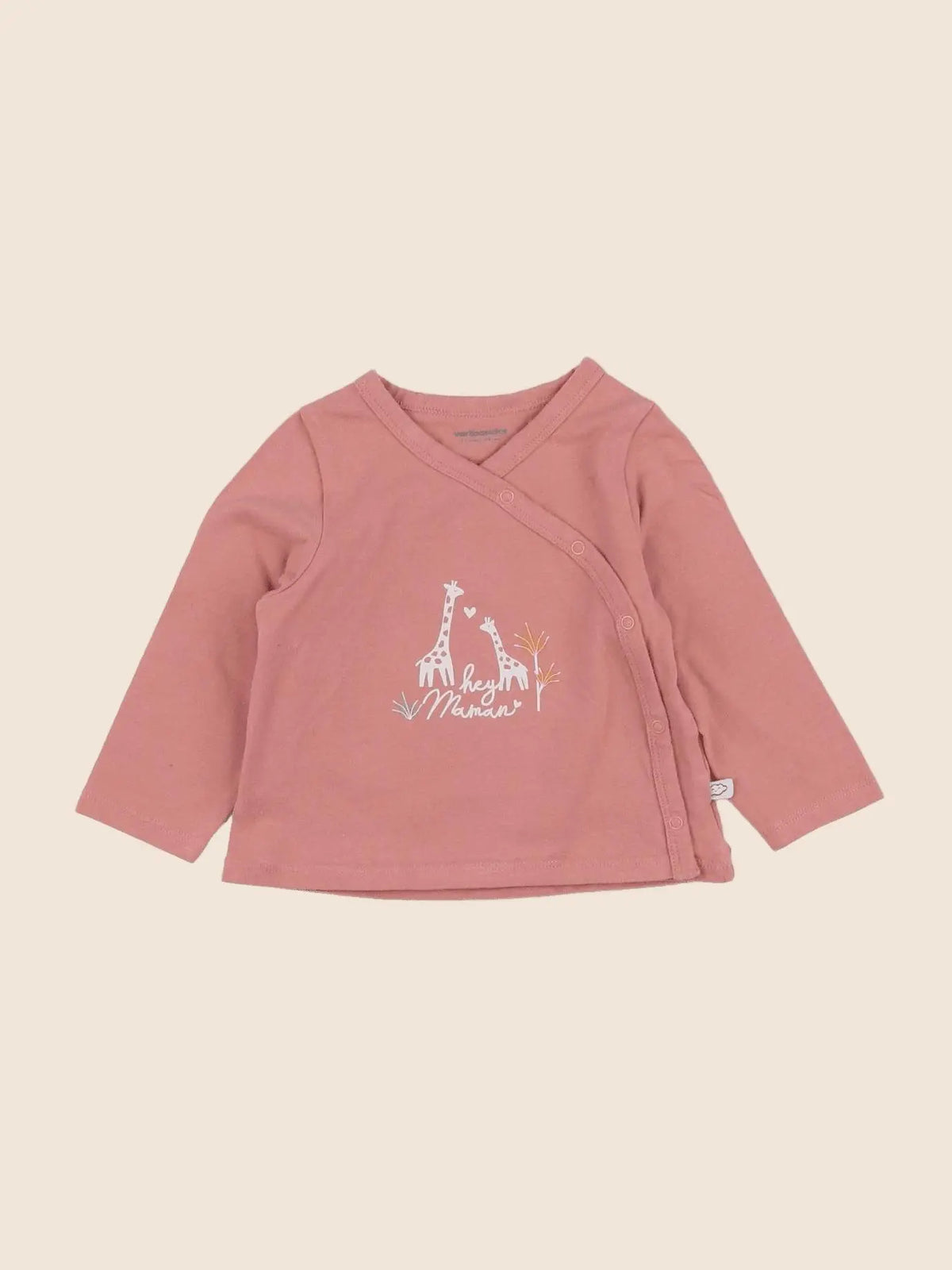 Vertbaudet - tee-shirt rose - 12 mois