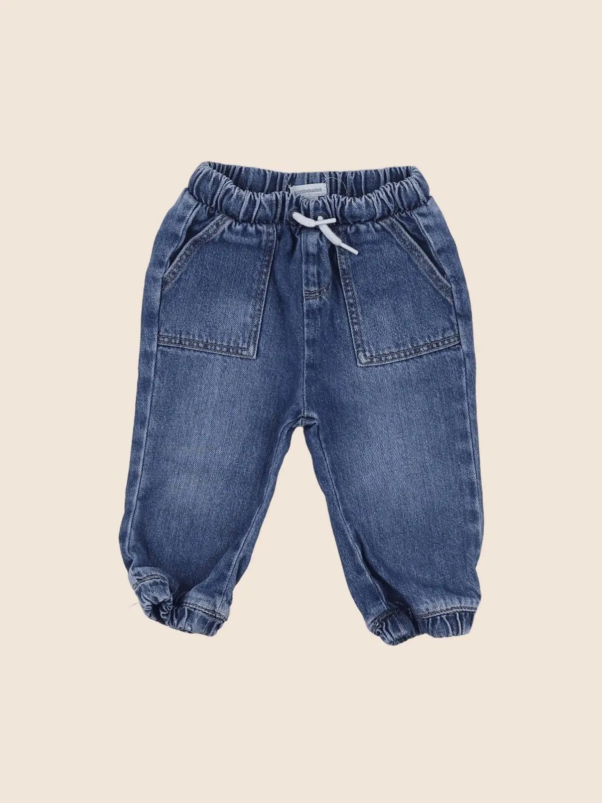 Vertbaudet - jean bleu - 9 mois