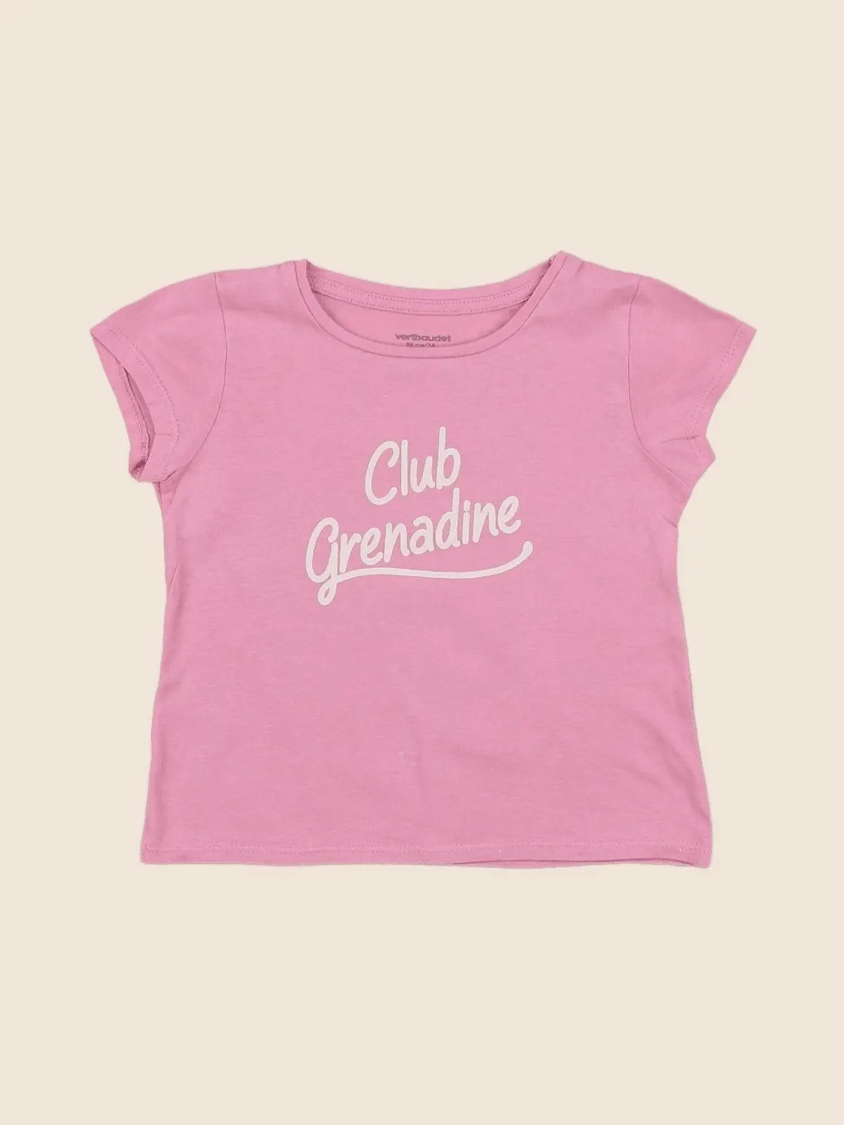 Vertbaudet - tee-shirt rose - 2 ans