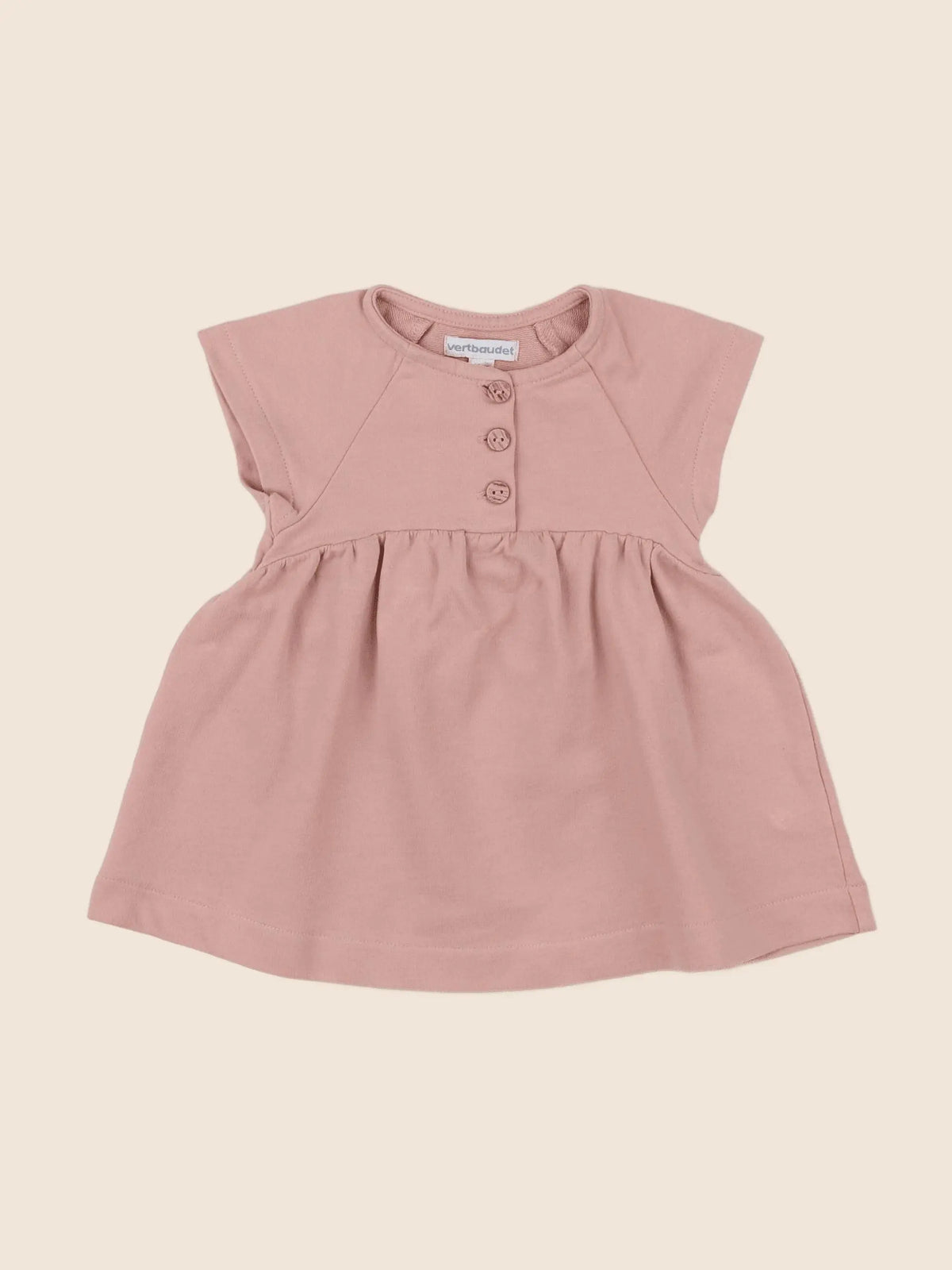 Vertbaudet - robe rose - 6 mois